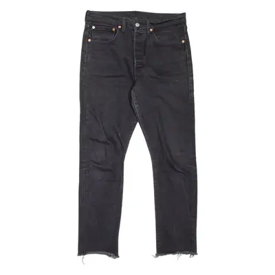 LEVI'S 501S Jeans Womens Black Skinny Straight W30 L27