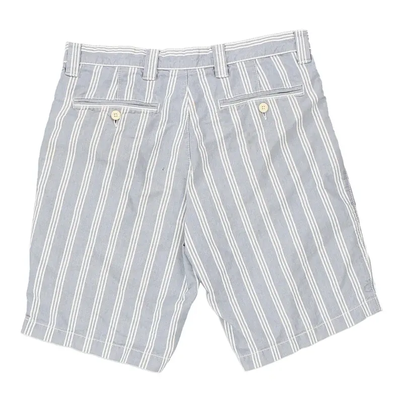 Tommy Hilfiger Striped Shorts - 30W 11L Blue Cotton