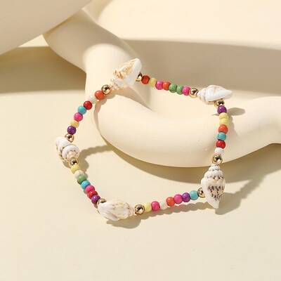 Bohemian Shell Beaded Stretch Bracelets