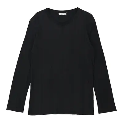Emporio Armani Long Sleeve Top - Large Black Nylon Blend