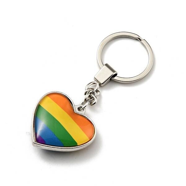 Pride Alloy Keychain