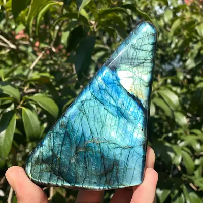 [Video Order] 1 Count Blue Light Labradorite FreeForm Size：70g~700g