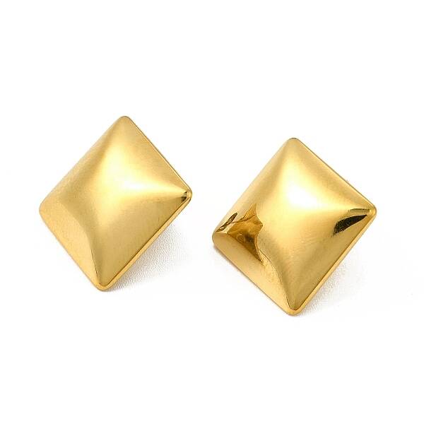 Ion Plating(IP) 304 Stainless Steel Stud Earrings
