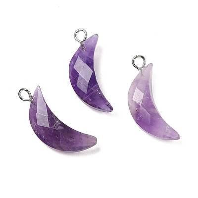 Natural Amethyst Pendants