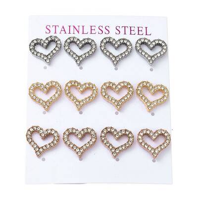 PVD Vacuum Plating 304 Stainless Steel Stud Earring