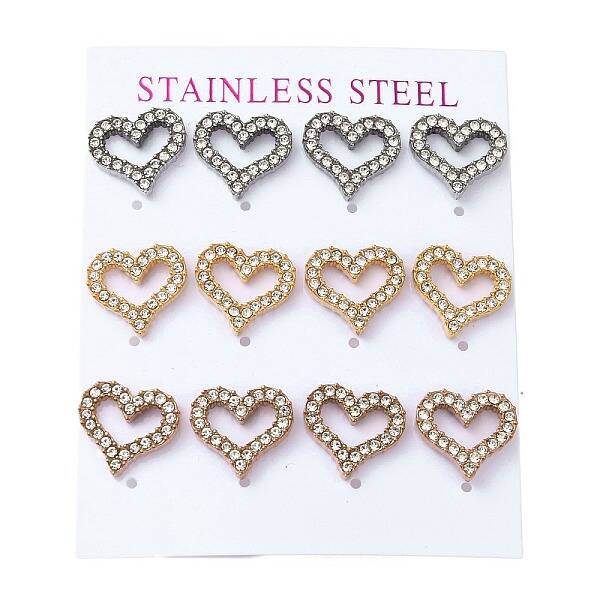 PVD Vacuum Plating 304 Stainless Steel Stud Earring
