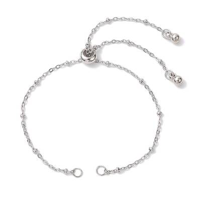 304 Stainless Steel Slider Bracelet Makings
