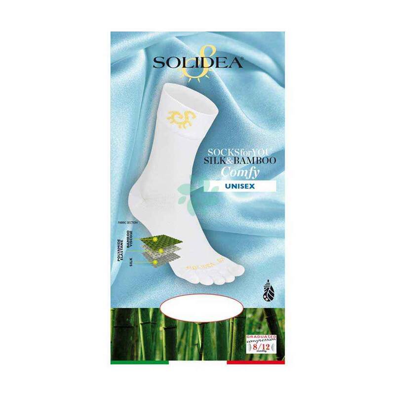 Solidea Socks For You Silk Bamboo Comfy Compression 8 12mmHg Black 2M