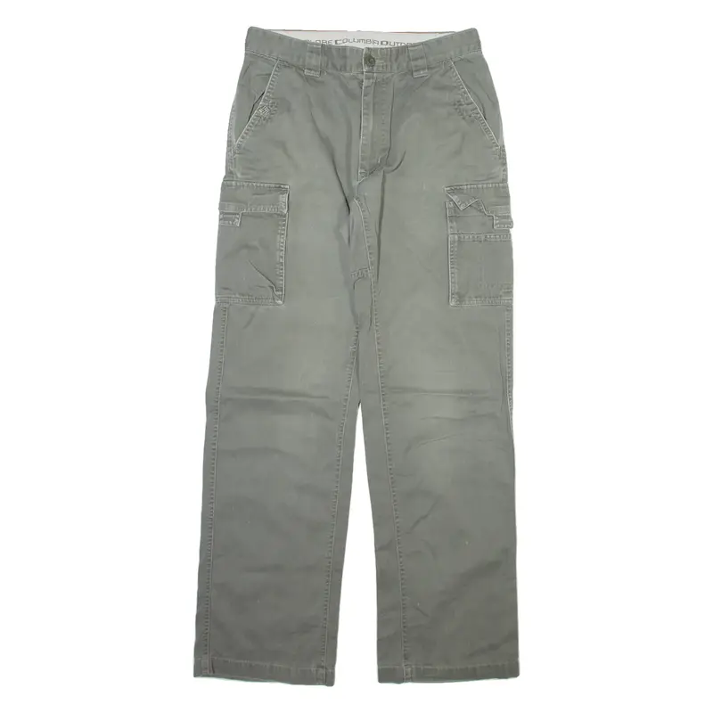 COLUMBIA Mens Trousers Grey Relaxed Straight W30 L30