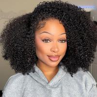 【NEW IN】Mamushow 3 in 1 Half Wig Afro Kinky Curly 100% Human Virgin Hair Seamless Flip Over Beginner Friendly Glueless We...