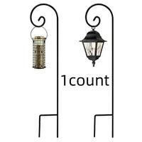 Outdoor Shepherd's Hook Set, Garden Hanging Stake For Bird Feeder, Solar Light, Plant Hanger, Wedding Decor, Plant Wave Devic...