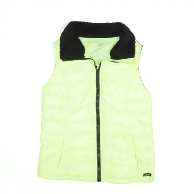 CALVIN KLEIN Puffer Gilet Yellow Womens L