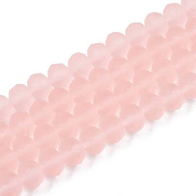 Transparent Glass Beads Strands
