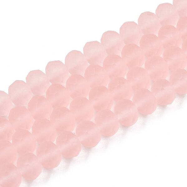 Transparent Glass Beads Strands