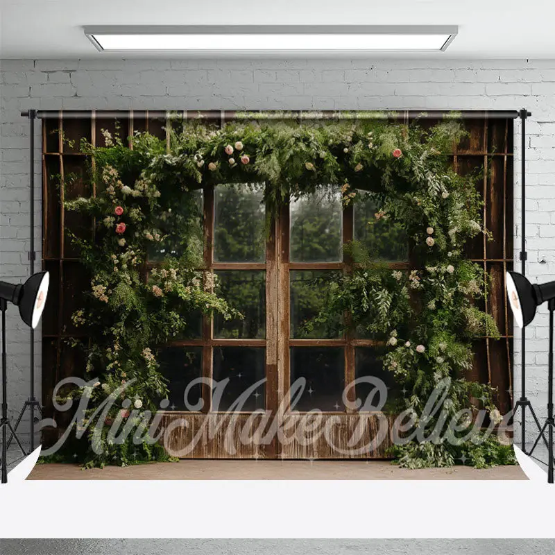 Jungle Outside The Window Spring Backdrop Photo Shoot - Aperturee