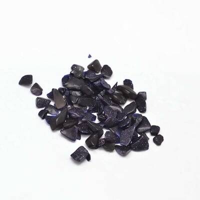 Synthetic Blue Goldstone Beads