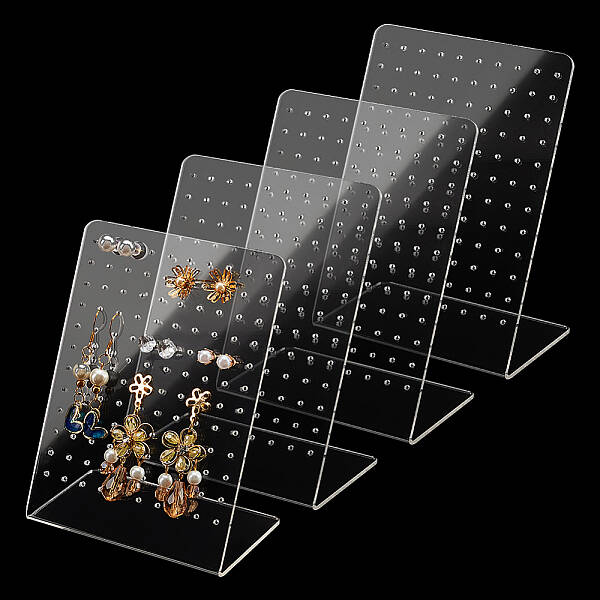 4Pcs Organic Glass Displays