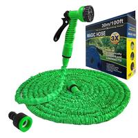 100Ft Expandable Magic Garden Hose with High-pressure Spray-Gun, Garden Plant Irrigation & Cleaning Tool, Durable Garden Retr...