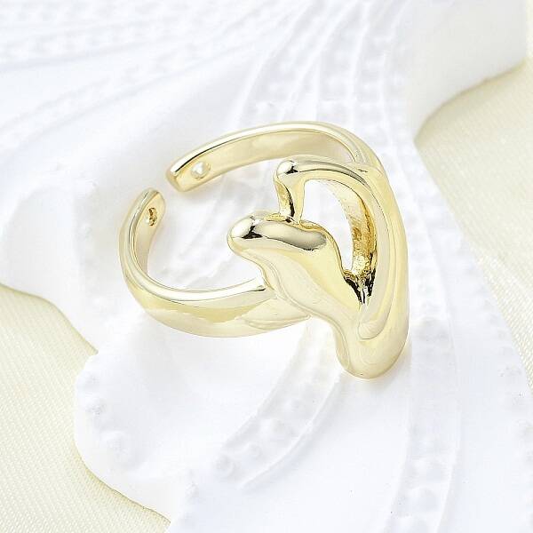 Brass Cuff Rings for Women