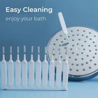 30 Counts Shower Nozzle Anti Clogging Cleaning Brush, Multifunctional Crevice Cleaning Brush, Gap Hole Anti-Clogging Cleaning...