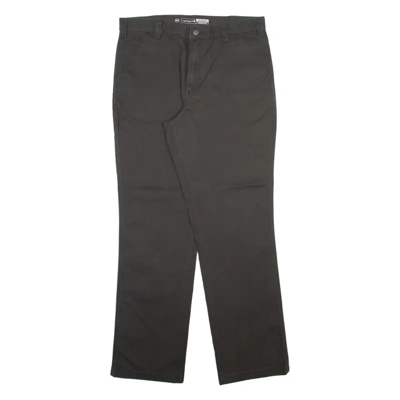 CARHARTT Mens Trousers Grey Relaxed Straight W36 L34