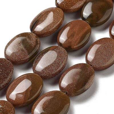 Synthetic Goldstone Beads Strands