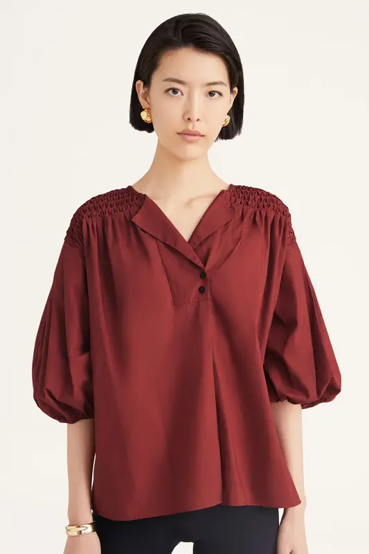 Blouse 152e59po Dalen Terracotta | Color: TERRACOTTA | Size: S