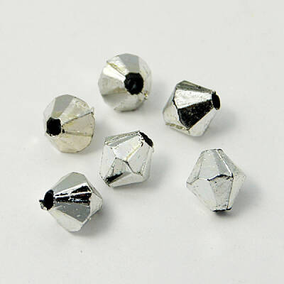 Silver Plating Acrylic beads