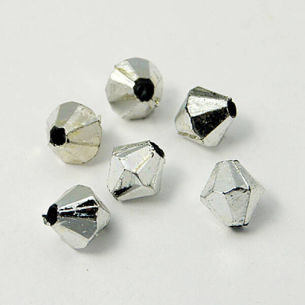 Silver Plating Acrylic beads
