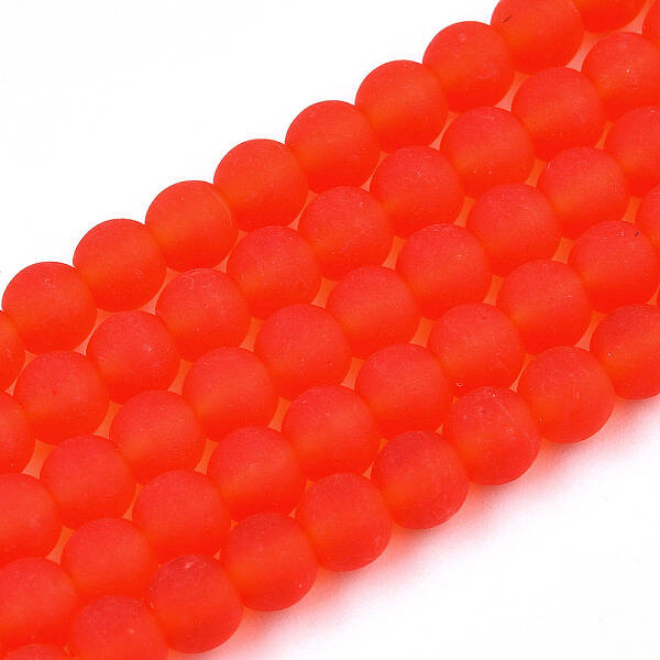 Transparent Glass Beads Strands