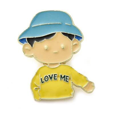 Boy Zinc Alloy Enamel Pin Brooch