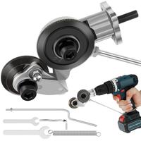 Multifunctional Electric Cutting Tool, Portable Cutting Drill with Universal Metal-Sheet Cutting Head, Suitable for Metal-Cut...