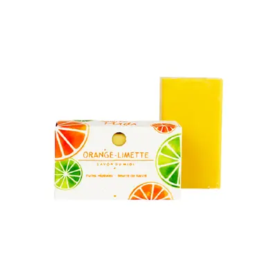 Savon du midi Shea Butter Soap with Orange and Lime, 100 g