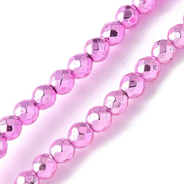 Baking Painted Synthetic Non-Magnetic Hematite Beads Strands