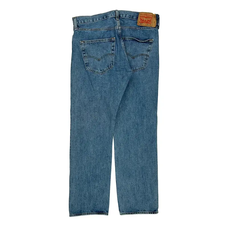 501 Levis Jeans - 34W 29L Blue Cotton