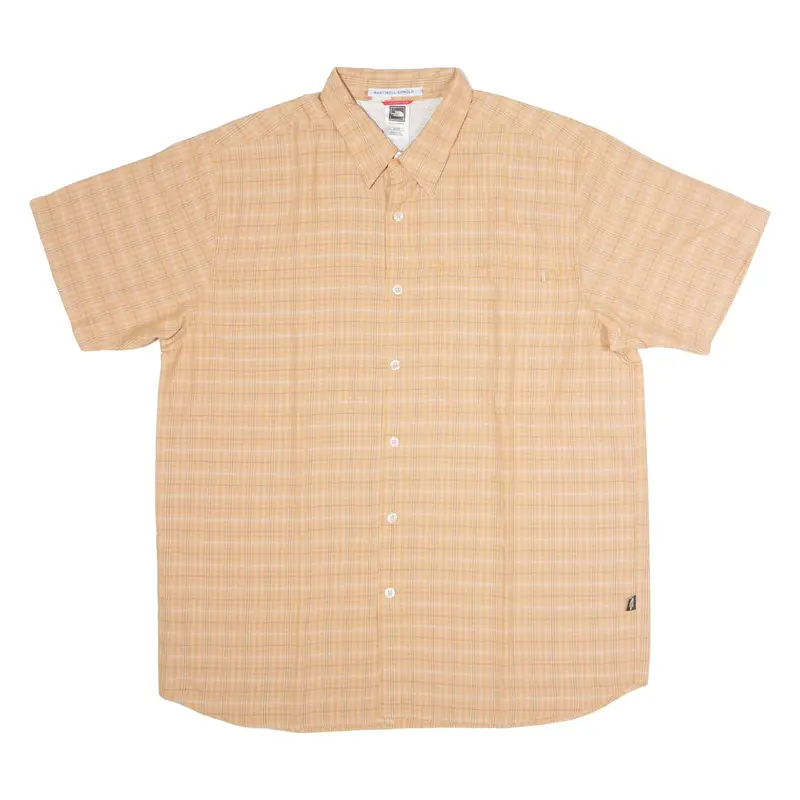 THE NORTH FACE Mens Shirt Orange Check XL