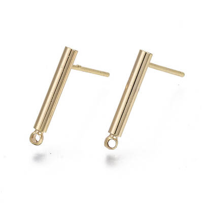 Brass Stud Earring Findings