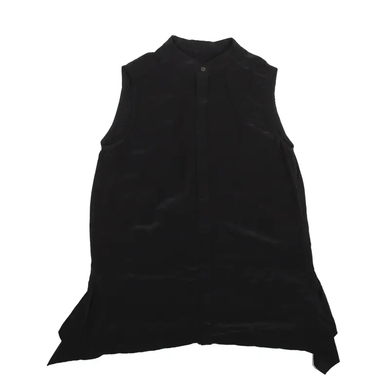 ALL SAINTS Blouse Black Sleeveless Womens UK 6