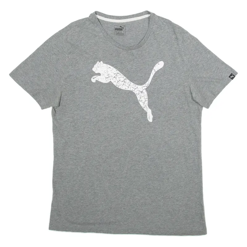 PUMA Mens T-Shirt Grey L