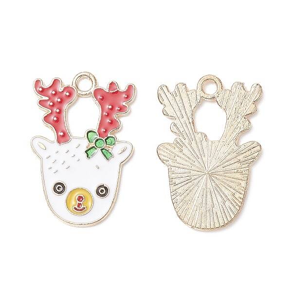 Christmas Alloy Enamel Pendants