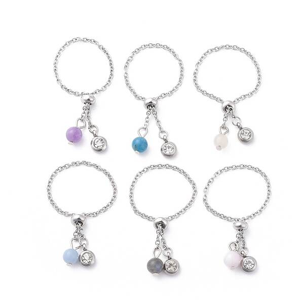 Adjustable 304 Stainless Steel Finger Rings