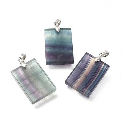 Natural Fluorite Pendants