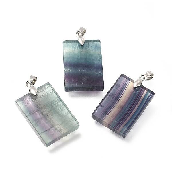 Natural Fluorite Pendants