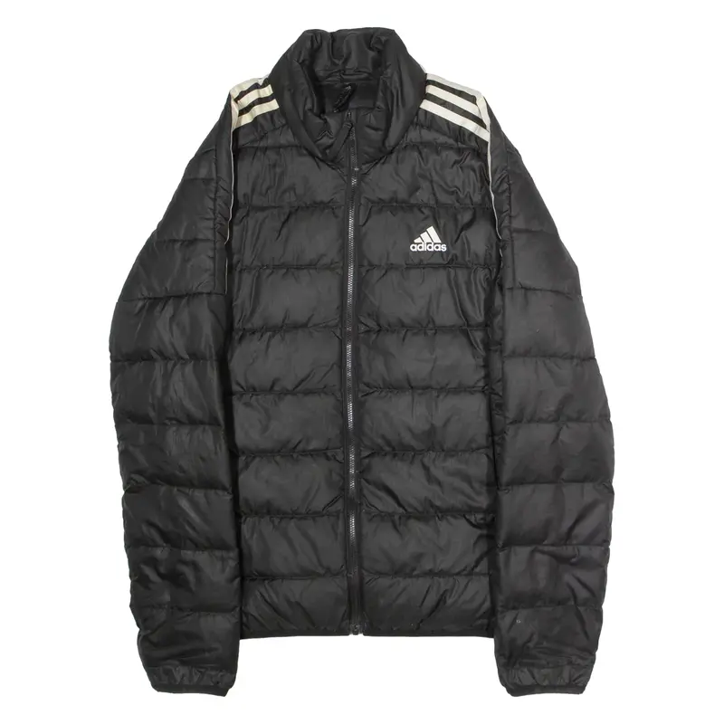 ADIDAS Womens Puffer Jacket Black S