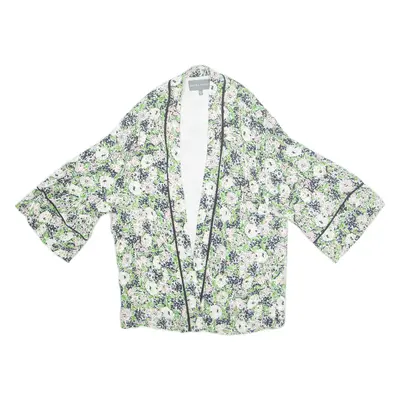 LAURA ASHLEY Womens Printed Blouse Green 3/4 Sleeve Floral UK 12