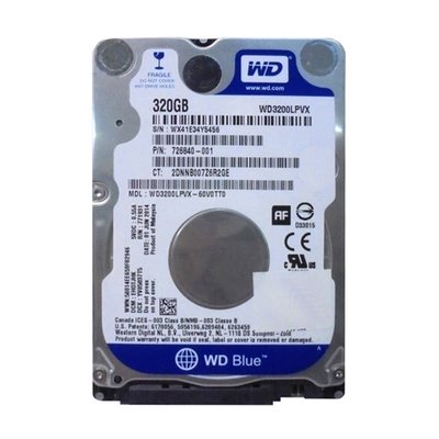 726840-001 HP 320GB 5400RPM SATA 3Gb/s 8MB Cache 2.5-inch Hard Drive