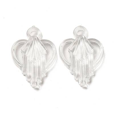 Valentine's Day Transparent Acrylic Pendants