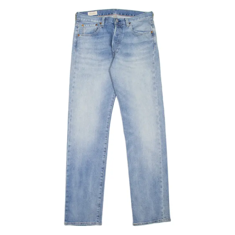 LEVI'S 501 BIG E Jeans Mens Blue Regular Straight Stone Wash W29 L32