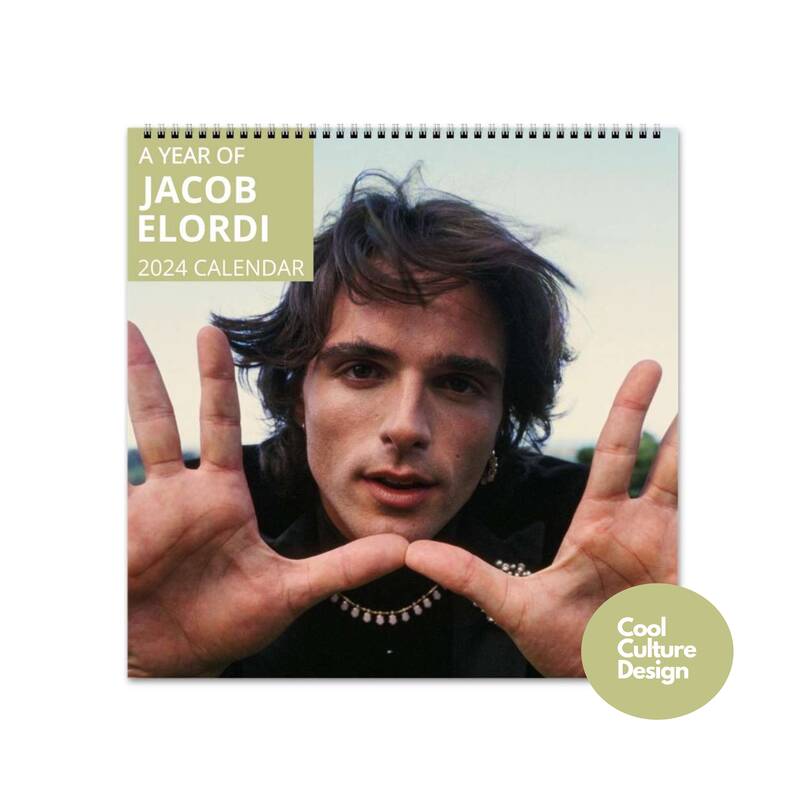 Jacob Elordi Calendar - 2024 Calendar, Wall Calendar 2024, Planner 2024