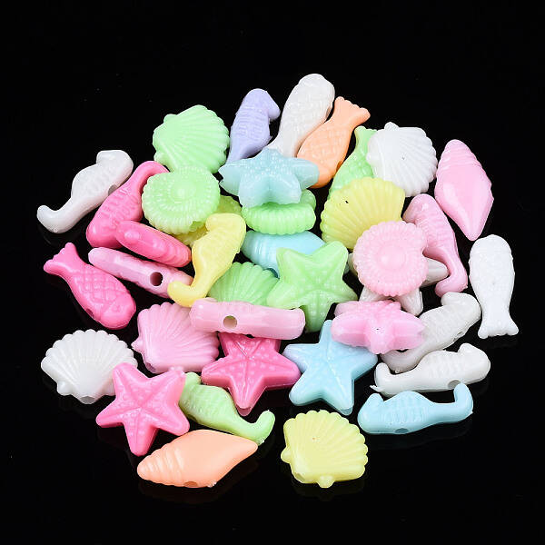 Opaque Acrylic Beads